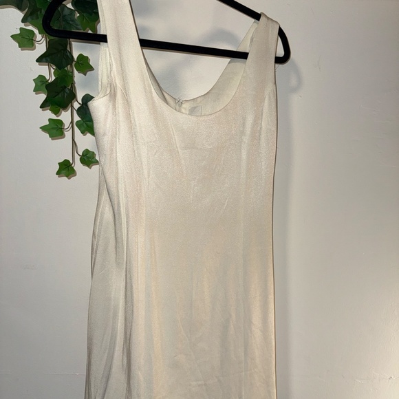 Vintage Ivory Brocade Dress & Cropped Bolero Set | Marmie West | Made in USA - Picture 7 of 10